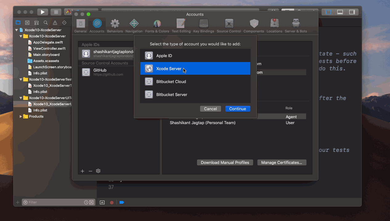 server-with-xcode-10 xcode server is a continuous integration